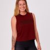 POUND Muscle Tank - Maroon - Image 2