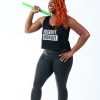 Rockout Workout Black Crop Tank - Image 3